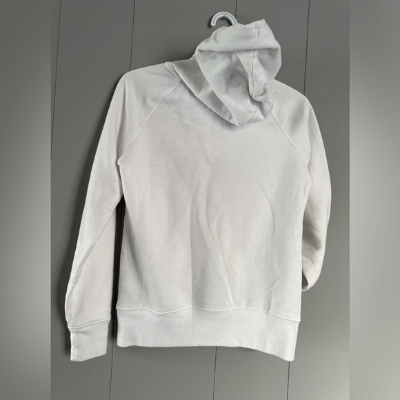 Gap Zipup With Hood White W/ navy Logo - Picture 2 of 3